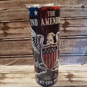 20oz 2nd Amendment tumbler
