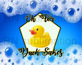 20oz Tumbler Oh For Duck Sakes png