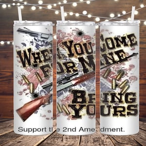 20oz Support 2nd Amendment tumbler