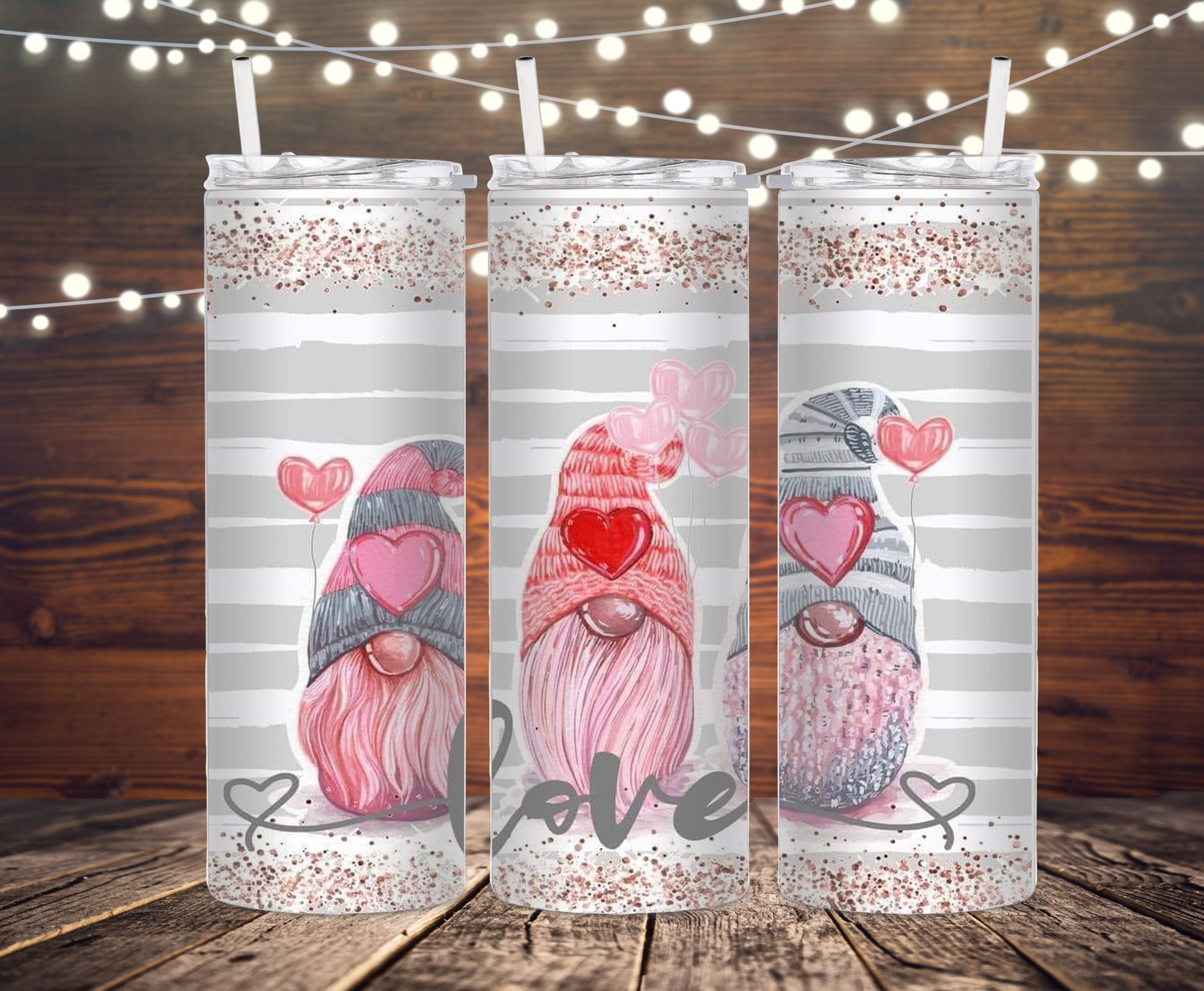 20oz Love Gnomes Tumbler #1285