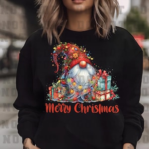 DTF Christmas Gnome Transfer Ready to press Image