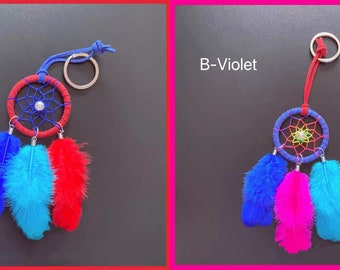 Dreamcatcher Keychain, Mini Dreamcatcher, Car Mirror Accessories