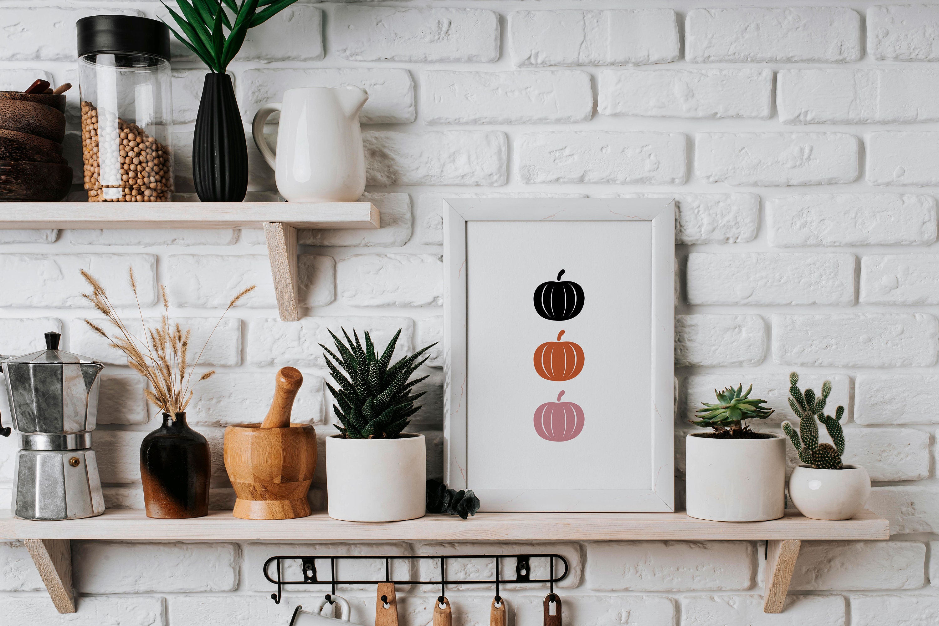 Affiche Pumpkin, Halloween Print, Fall Printable, Décoration Automne, Autumn, Murale Halloween, Fall