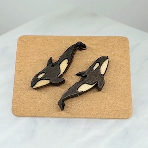 Orca earrings