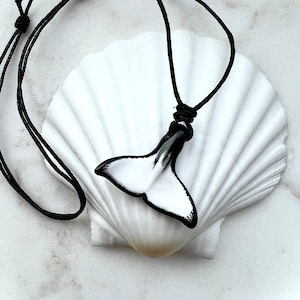 Orca Tail Necklace - killer whale flukes
