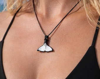 Orca Tail Necklace - killer whale flukes