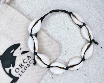 Cowrie shell bracelet