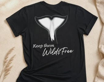 Orca whale T-shirt - whale tail