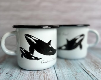 Orca mug - Killer Whale Camping Mug Wild&Free