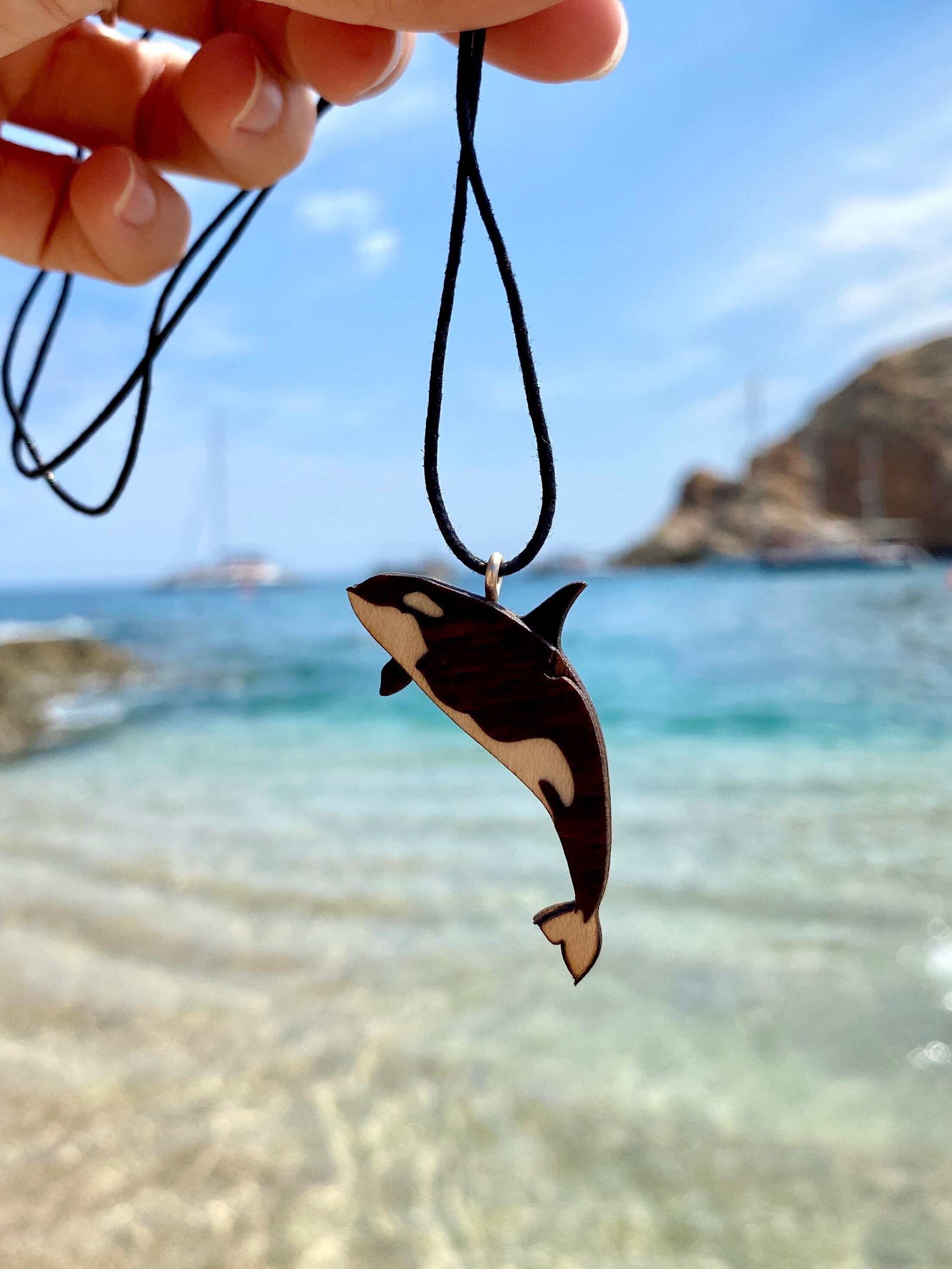 FREE WILLY MOVIE MYSTICAL WHALE PENDANT NECKLACE SEALED PROMO | #455315477