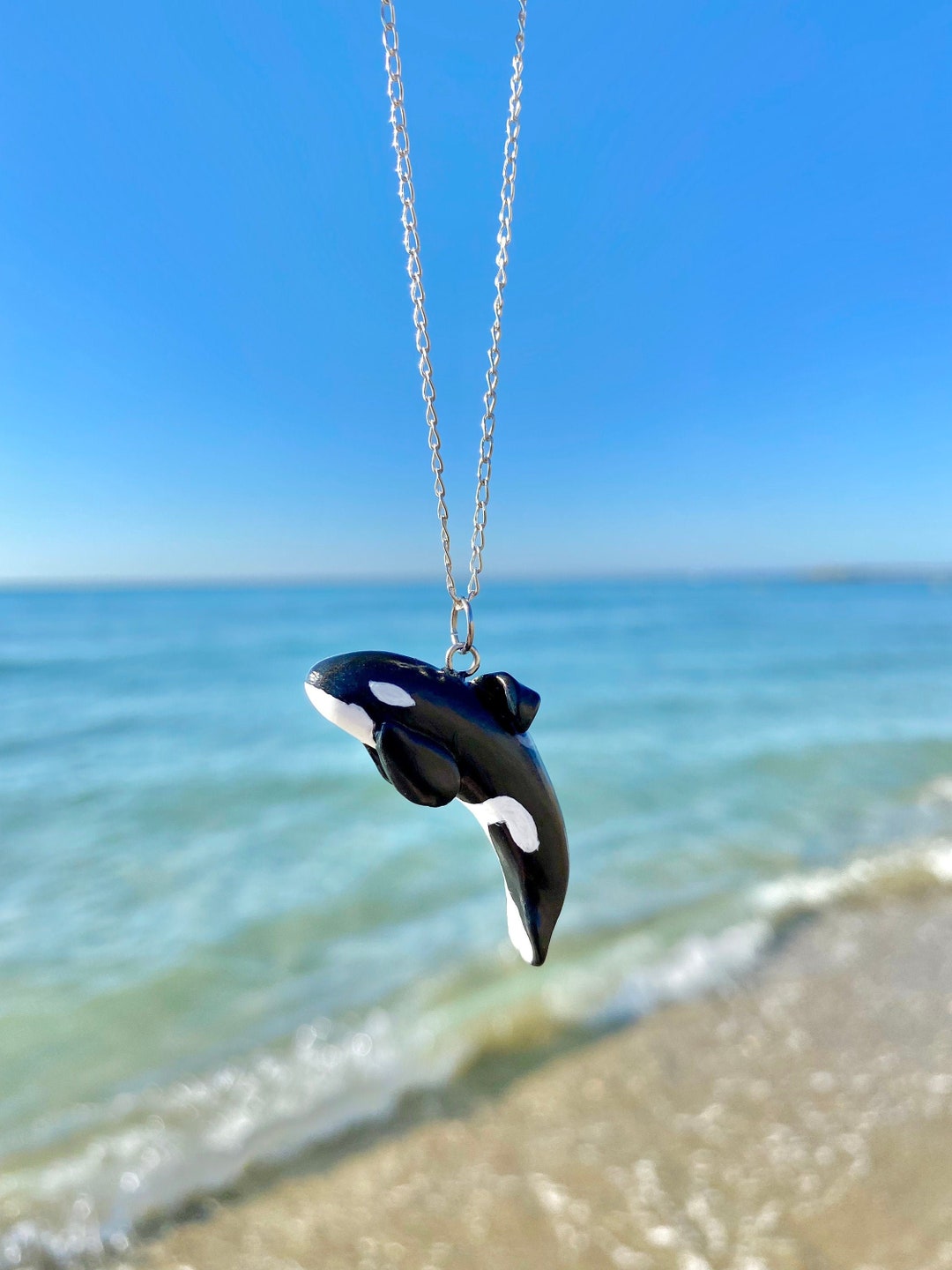 Orca Pendant - Keiko - Etsy
