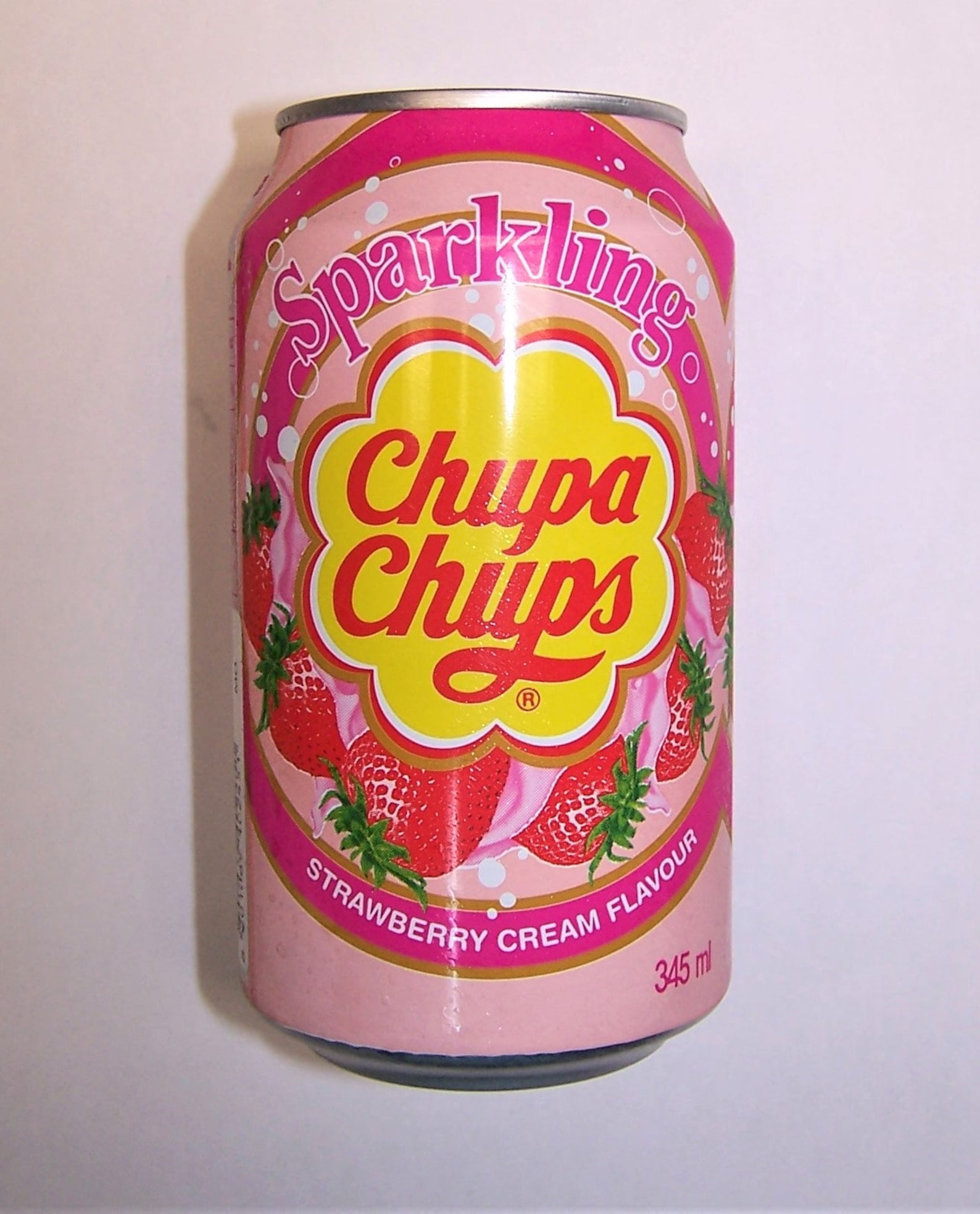 Chupa Chups Sparkling Strawberry flavour Soda 345 Ml | Etsy