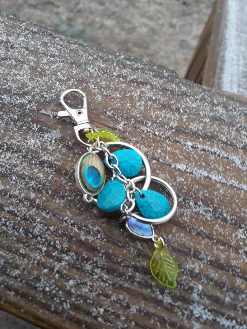 Beauty Keeps the Peace Keychain