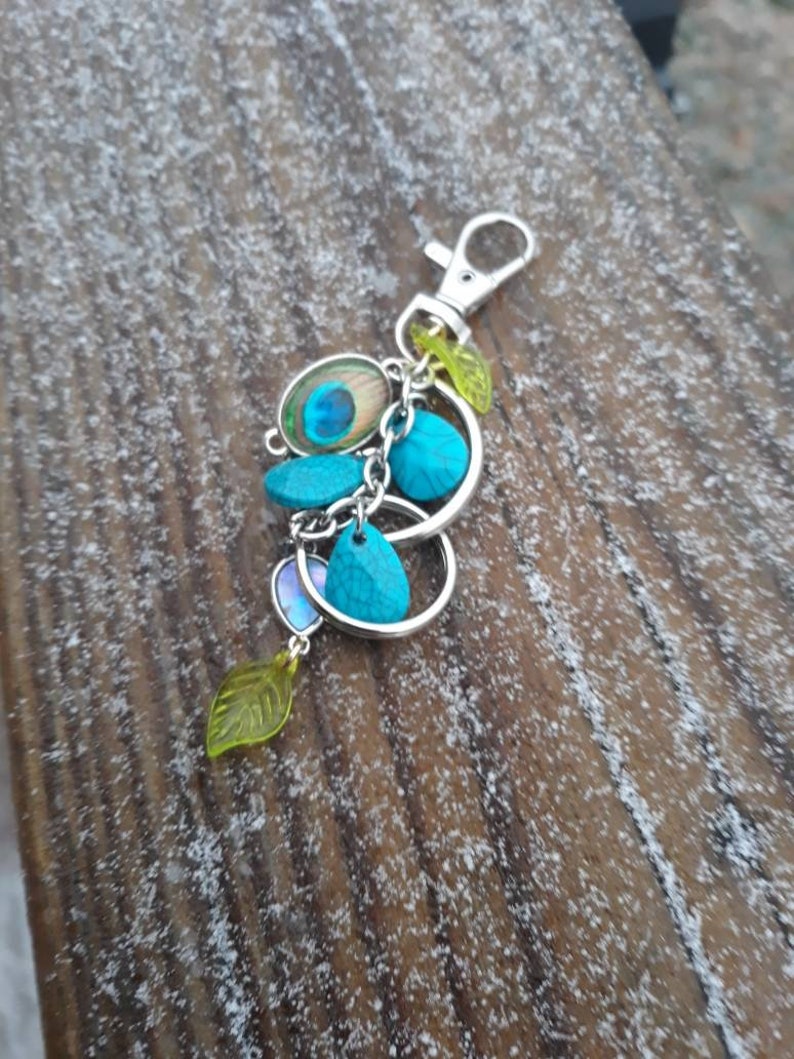 Beauty Keeps the Peace Keychain