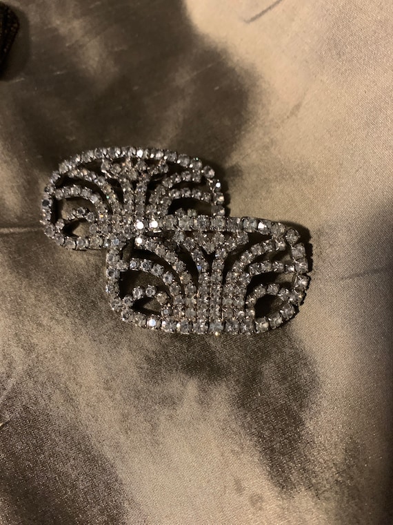 Rhinestone Vintage shoe clips