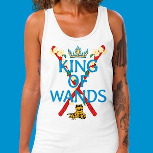 King Of Wands Tank Spiritual New Age Tarot Occult Tank