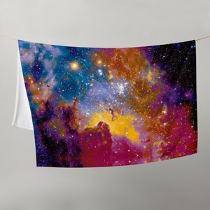 Nebula Space Galaxy Throw Blanket New Age Spiritual All Over Print Celestial Blanket