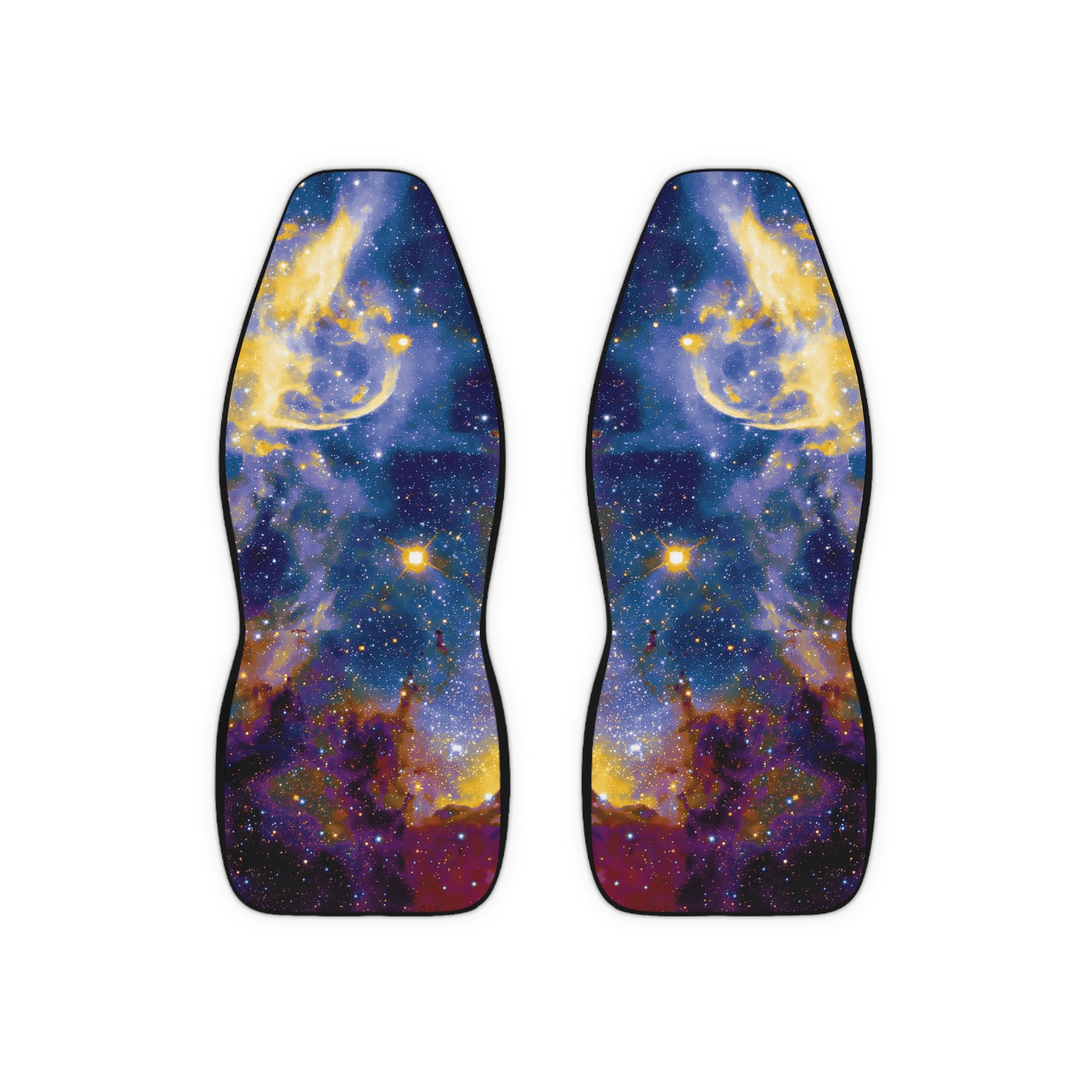 Red Nebula Galaxy Space Pet Car Seat Cover main image 1