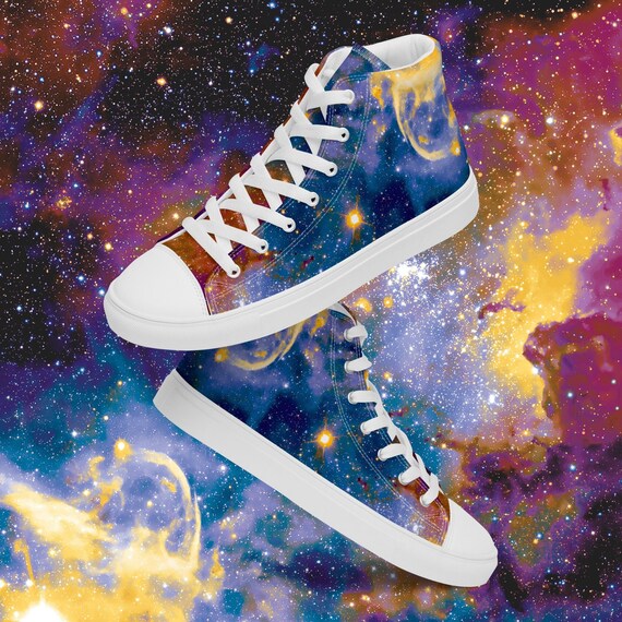 Red Cloud Galaxy Space Women's High Top Shoes