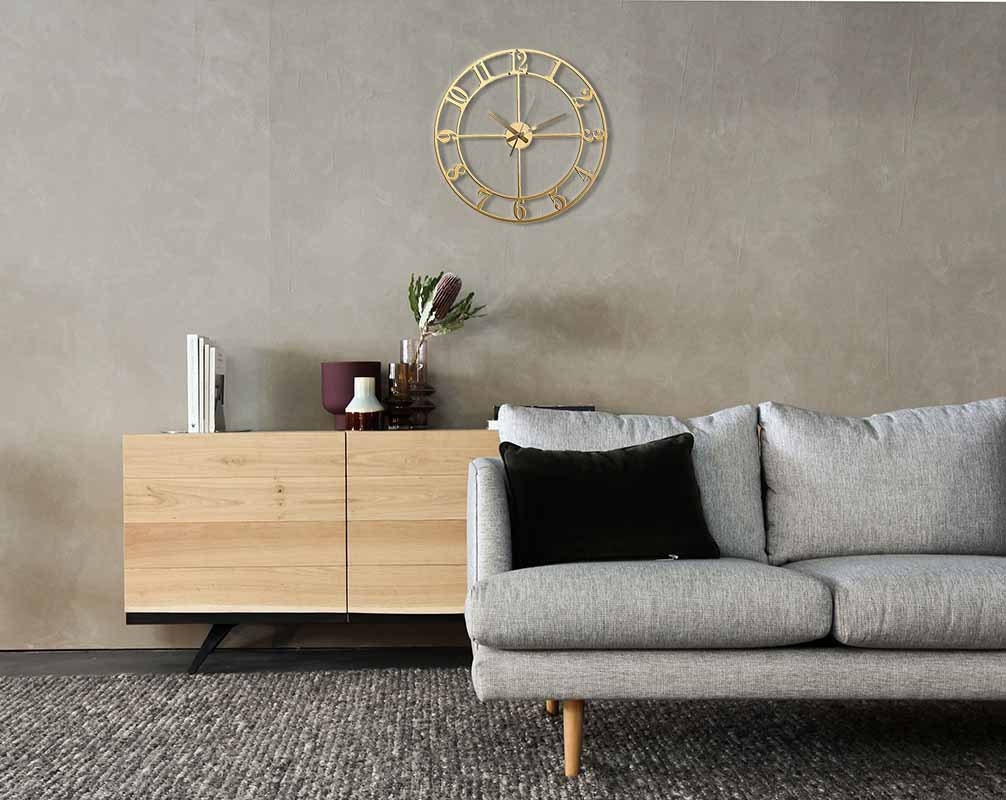 50cm70cm Horloge Murales Minimalist Wall Clock Oversized Industrial