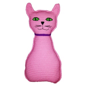 Cuddle Cat Pillow crochet pattern