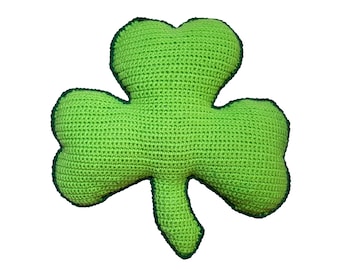 Lucky Shamrock Pillow crochet pattern