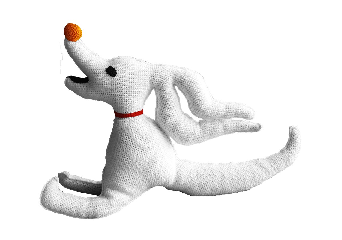 Zero Ghost Dog Crochet Pattern Etsy