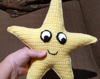 Bitsy Star Pillow crochet pattern