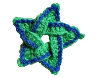 Crocheted Celtic Knot Star crochet pattern
