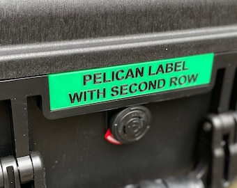 Pelican Case Label 1750 - Two Line
