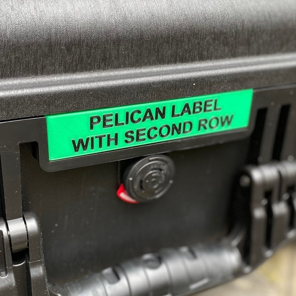 Pelican Case Label 122 mm - Two Line