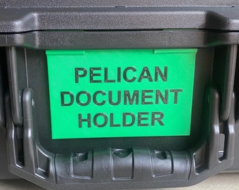 Étiquette de remplacement pour porte-documents Pelican - Horizontale