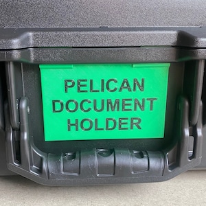 Étiquette de remplacement pour porte-documents Pelican - Horizontale
