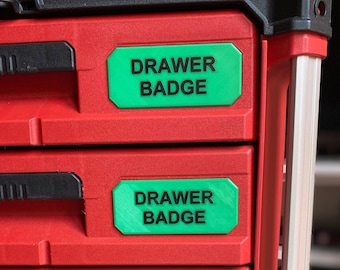 Milwaukee Packout Label - Drawer Badge
