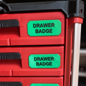 Milwaukee Packout Label - Drawer Badge