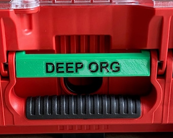 Milwaukee Packout Label - Deep Organizer