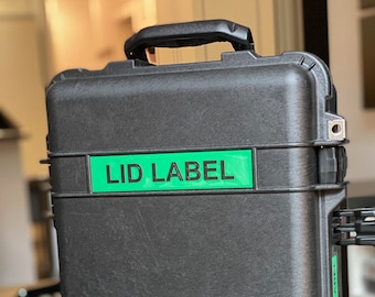 Pelican Case Lid Label 1450 - One Line