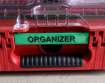 Milwaukee Packout Label - Organizer