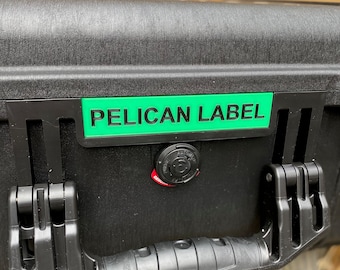 Pelican Case Label 1400, 1450, 1500, 1550 - One Line