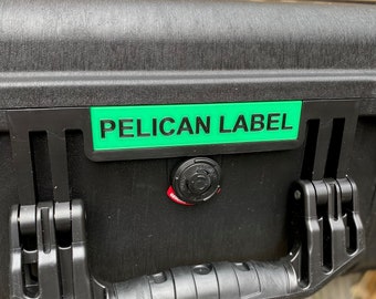 Etiquette pour valise Pelican 122 mm - Une ligne