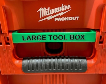 Étiquette d'emballage Milwaukee - Grande boîte à outils