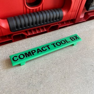 Milwaukee Packout Label Compact Tool Box - Etsy Canada