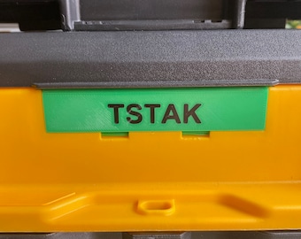 DEWALT TSTAK Label