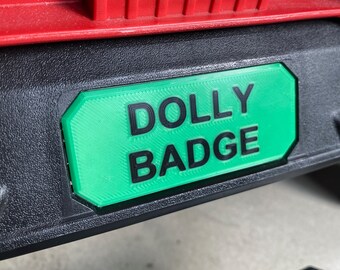 Milwaukee Packout Label - Dolly Badge Version 2