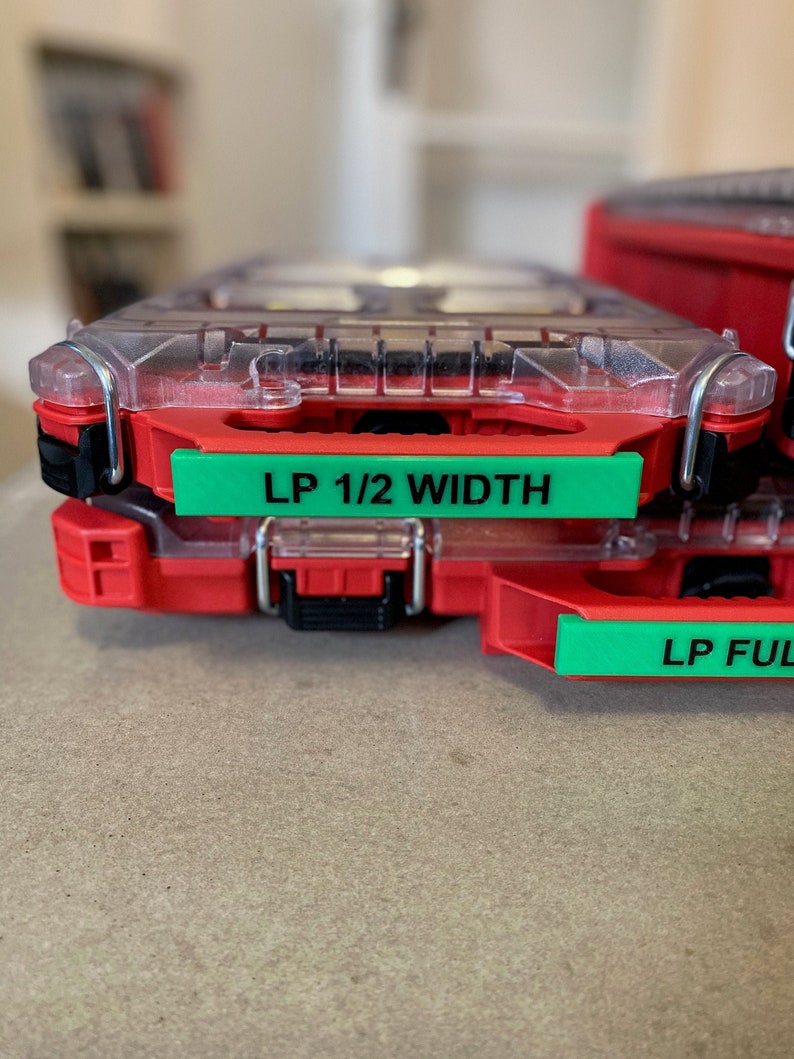 Milwaukee Packout Label Low Profile Boxes Half Width | Etsy Canada