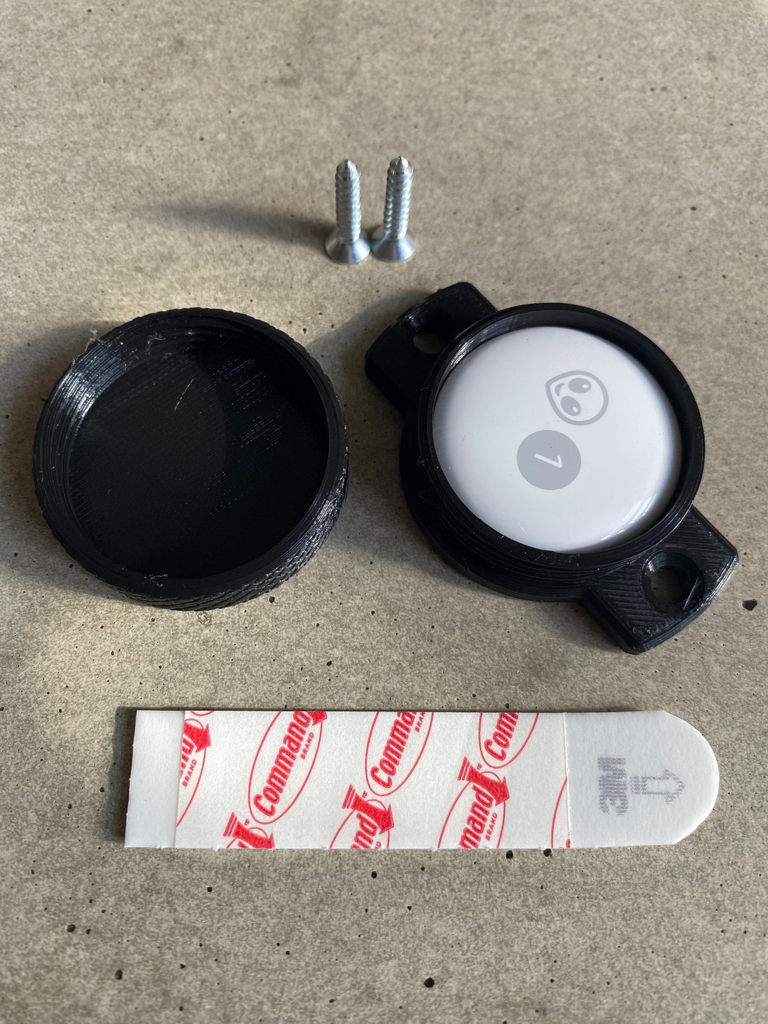 Apple AirTag Mount Screw or Command Strip Mount Etsy