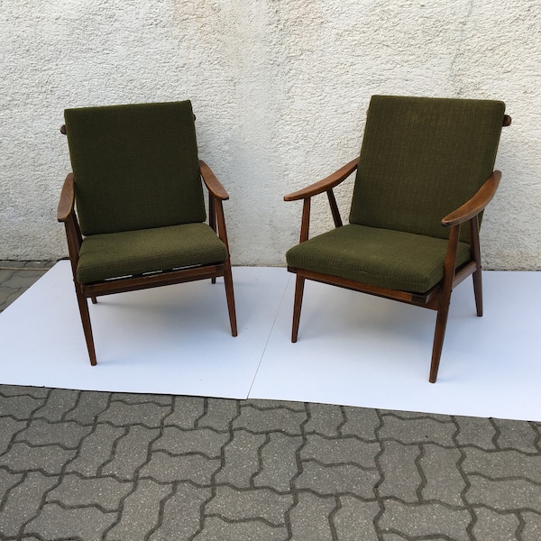 1 Stück Vintage TON Sessel 60er Midcentury Tschechoslowakei