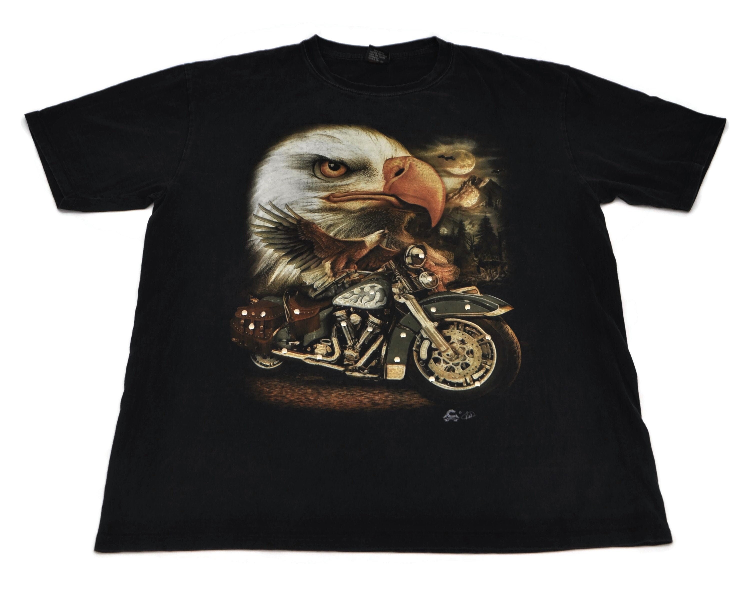 Motorcycle Eagle T shirt