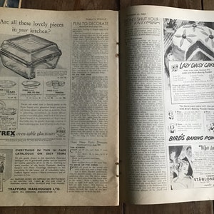 Womans Weekly Zeitschriften aus den 1940er und 1950er Jahren, Mid Century Original Englisch Bild 6