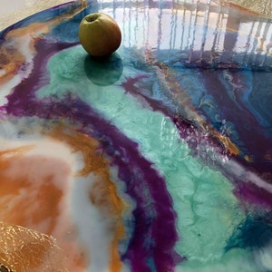 Custom Table top, Coffee Table, Epoxy Resin Table, living room table, agate imitation, beauty table, geode Furniture, epoxy countertop